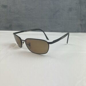 Ray Ban RB3301 006 Black Metal Rectangle Sunglasses Frame ONLY 56/18 3N ITALY